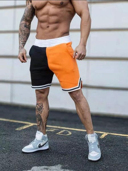 men's shorts 2021 summer jogger men patchwork running sports workout quick dry training gym athletic, White;black
men's shorts 2021 summer jogger men patchwork running sports workout quick dry training gym athletic, White;black