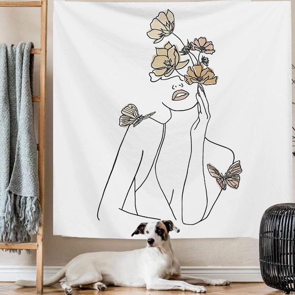 tapestries flower women tapestry modern aesthetic home decor silhouette wall hanging cloth nordic tapiz dorm apartment decoration
tapestries flower women tapestry modern aesthetic home decor silhouette wall hanging cloth nordic tapiz dorm apartment decoration