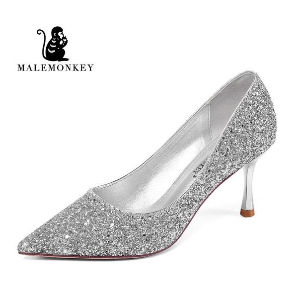 dress shoes 2021 spring and autumn novelty korean style fashion women's high heels sequin party wedding pumps, Black
dress shoes 2021 spring and autumn novelty korean style fashion women's high heels sequin party wedding pumps, Black