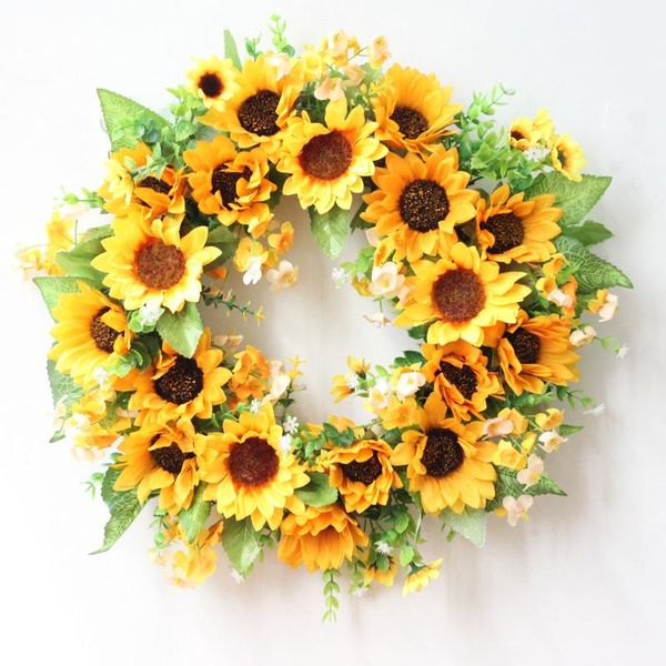 artificial sunflower wreath silk floral garland home wall decoration holiday wedding decor decorative flowers & wreaths
artificial sunflower wreath silk floral garland home wall decoration holiday wedding decor decorative flowers & wreaths