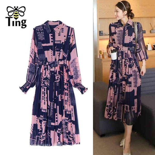 vintage elegant printing pleated midi long casual dress turn down collar chiffon shirt vestidos plus size 210513, Black;gray
vintage elegant printing pleated midi long casual dress turn down collar chiffon shirt vestidos plus size 210513, Black;gray