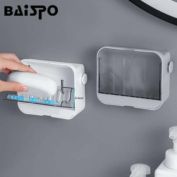 soap dishes baispo creative dish with lid for bathroom dust-proof bath storage box wall-mounted holder home accessories
soap dishes baispo creative dish with lid for bathroom dust-proof bath storage box wall-mounted holder home accessories