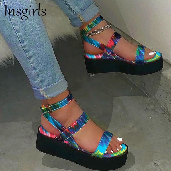 sandals platform shoes women 2021 summer fashion multi color strappy buckle ladies open toe 36-43 large-sized feetwear, Black
sandals platform shoes women 2021 summer fashion multi color strappy buckle ladies open toe 36-43 large-sized feetwear, Black