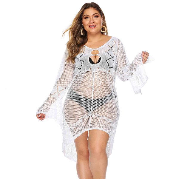 size large, jagged female clothes hollow out see through extension lace sleeves to bikini breathable blouse dress, White;black
size large, jagged female clothes hollow out see through extension lace sleeves to bikini breathable blouse dress, White;black
