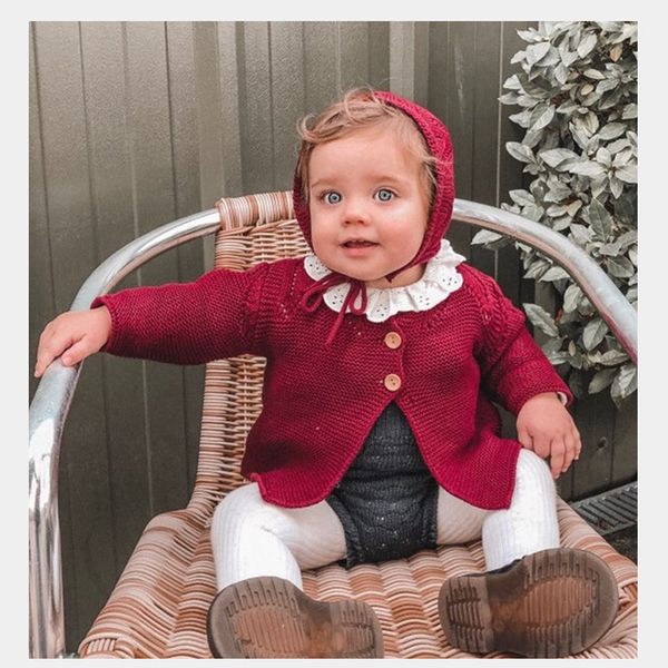 0-3y autumn winter born infant baby girl knitted coats + hat warm solid long sleeve jackets clothes 210515, Blue
0-3y autumn winter born infant baby girl knitted coats + hat warm solid long sleeve jackets clothes 210515, Blue