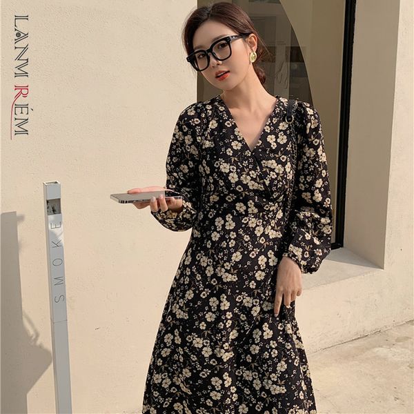 vintage women black print floral long dress v-neck sleeve loose fit fashion tide spring summer 2f0233 210507, Black;gray
vintage women black print floral long dress v-neck sleeve loose fit fashion tide spring summer 2f0233 210507, Black;gray