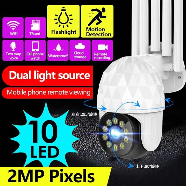 2mp 10led wireless ip camera outdoor cctv surveillance security monitor app remote night vision wifi ptz cameras
2mp 10led wireless ip camera outdoor cctv surveillance security monitor app remote night vision wifi ptz cameras