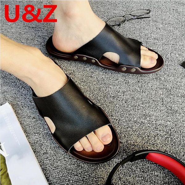 sandals summer slippers men superior calf leather,white/black/brown sports beach shoes male casual size 12
sandals summer slippers men superior calf leather,white/black/brown sports beach shoes male casual size 12