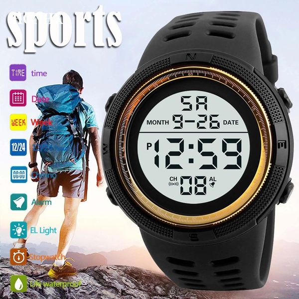 wristwatches luxury men's waterproof sports electronic led watch multi-function outdoor large screen sport ultra thin watches business, Slivery;brown
wristwatches luxury men's waterproof sports electronic led watch multi-function outdoor large screen sport ultra thin watches business, Slivery;brown