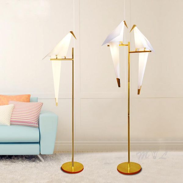 led floor lamp bird paper modern gold standing bedroom living room home deco origami light study reading beside lamps
led floor lamp bird paper modern gold standing bedroom living room home deco origami light study reading beside lamps