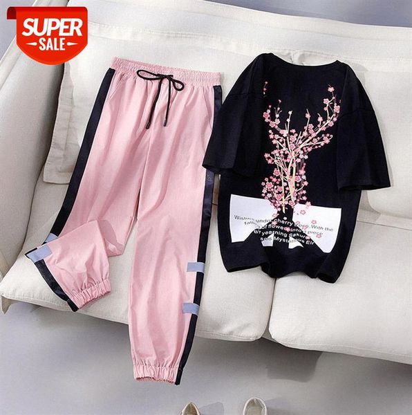 korean casual sportswear set for female students in summer plus size loose short sleeve fashion two-piece trend #xq8j, Black
korean casual sportswear set for female students in summer plus size loose short sleeve fashion two-piece trend #xq8j, Black
