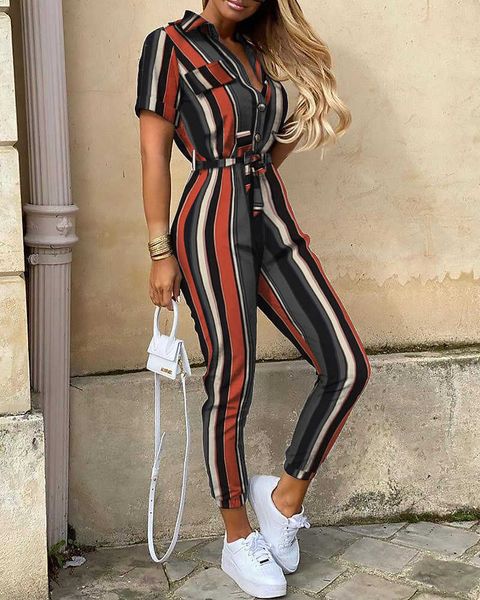 women fashion casual spring wear jumpsuits overalls solid short sleeve buttoned lace-up jumpsuit 210716, Black;white
women fashion casual spring wear jumpsuits overalls solid short sleeve buttoned lace-up jumpsuit 210716, Black;white