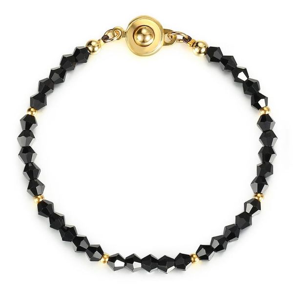 beaded, strands bracelet for women hand-made black faceted rhinestone beaded chain link stainless steel 7inch ldb296a
beaded, strands bracelet for women hand-made black faceted rhinestone beaded chain link stainless steel 7inch ldb296a