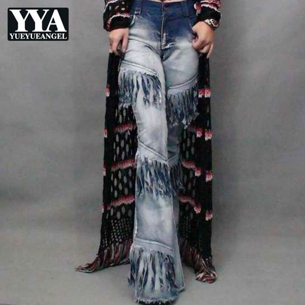 women's jeans 2021 fashion vintage chic bell bottoms denim female wide flared lace up tassel ladies long pants stretchy, Blue 
women's jeans 2021 fashion vintage chic bell bottoms denim female wide flared lace up tassel ladies long pants stretchy, Blue