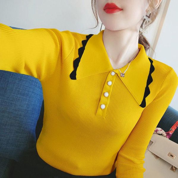 women's sweaters women autumn winter 2021 plus size knitted sweater pullover female fashion elegant slim lapel knit r432, White;black
women's sweaters women autumn winter 2021 plus size knitted sweater pullover female fashion elegant slim lapel knit r432, White;black