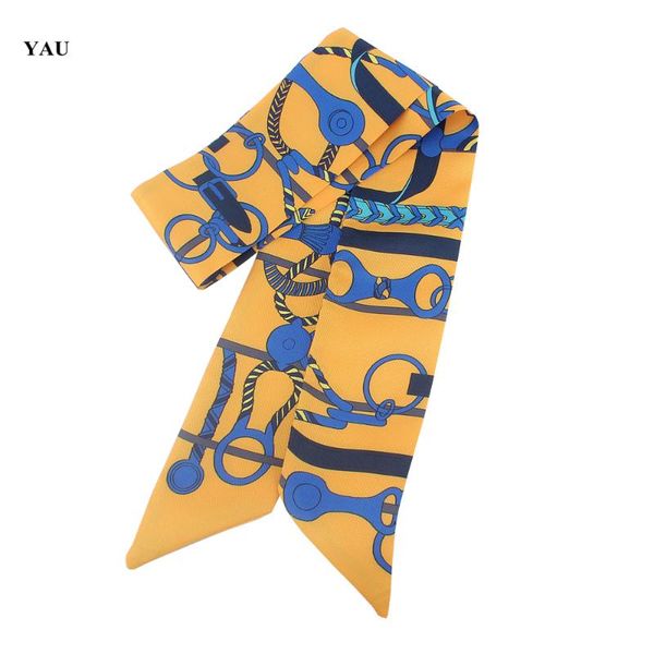 scarves 95cm*5cm chain 4-colors printed small scarf women twill silk headband long bag accessories ribbon, Blue;gray
scarves 95cm*5cm chain 4-colors printed small scarf women twill silk headband long bag accessories ribbon, Blue;gray