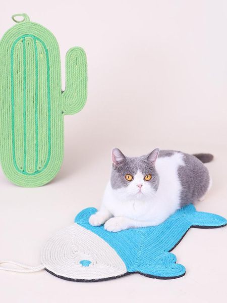 cactus sisal cat pad nest catching resistant fish hanging grinding claw kitten sleeping carpet pet toy toys
cactus sisal cat pad nest catching resistant fish hanging grinding claw kitten sleeping carpet pet toy toys