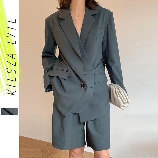 fashion spring women pant suits stylish 2 piece loose suit jacket & half pants casual female blazer set women's two, White
fashion spring women pant suits stylish 2 piece loose suit jacket & half pants casual female blazer set women's two, White