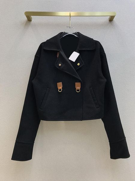 women's wool & blends 90% and short coat for women 2021 autumn winter long sleeve double-breasted lapel woolen coats, Black
women's wool & blends 90% and short coat for women 2021 autumn winter long sleeve double-breasted lapel woolen coats, Black