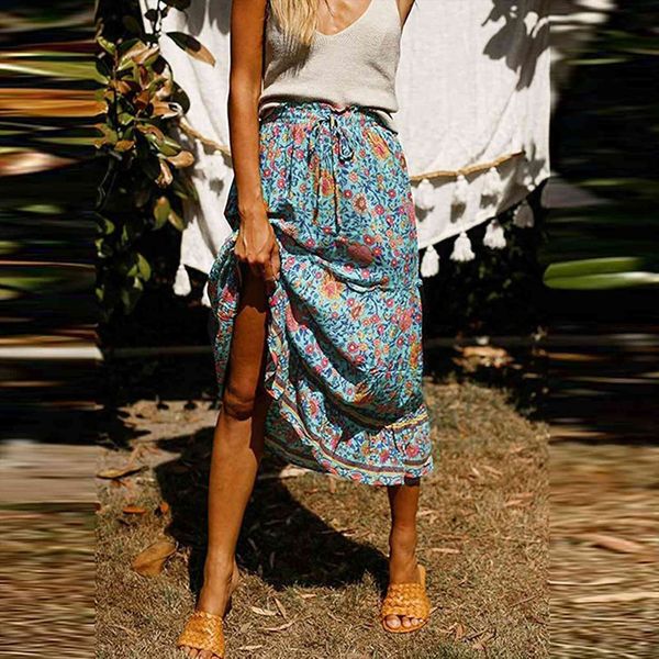 long floral peacock printed women skirt high elastic waist beach bohemian ladies midi a line boho, Black
long floral peacock printed women skirt high elastic waist beach bohemian ladies midi a line boho, Black