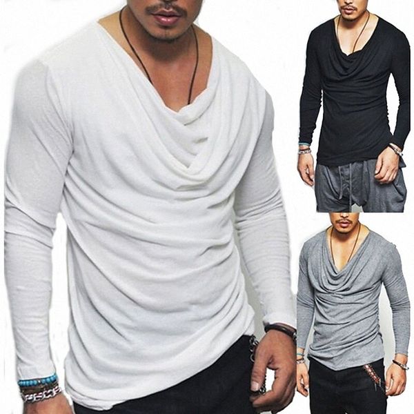 men's t shirt solid color cowl casual daily long sleeve lightweight fashion big and tall white black gray i7km#
men's t shirt solid color cowl casual daily long sleeve lightweight fashion big and tall white black gray i7km#