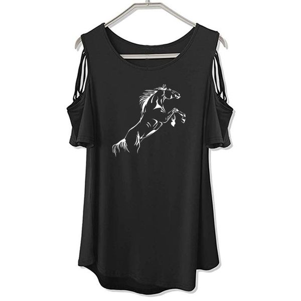 new running horse funny t-shirt women loose cotton short sleeve female t-shirts fashion off the shoulder hollow tee 210401, White
new running horse funny t-shirt women loose cotton short sleeve female t-shirts fashion off the shoulder hollow tee 210401, White