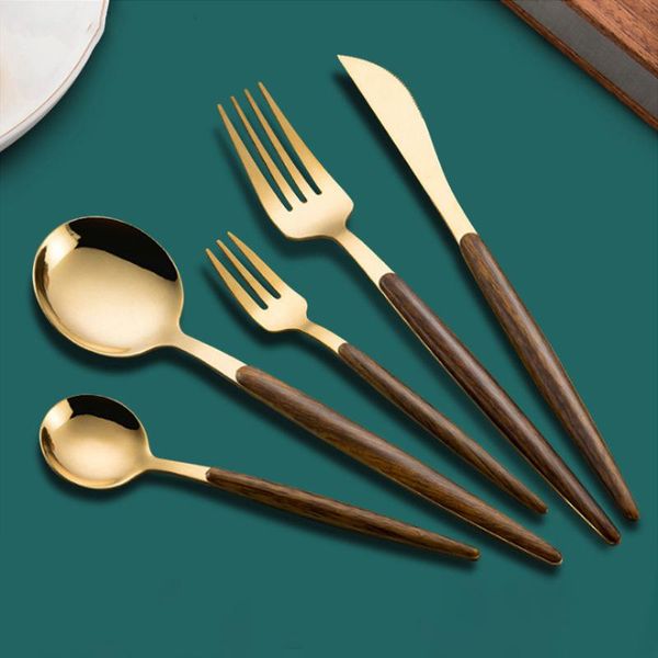 dinnerware sets stainless steel set dessert cake forks break knife coffee tea spoon gold cutlery wood kitchen tableware tool
dinnerware sets stainless steel set dessert cake forks break knife coffee tea spoon gold cutlery wood kitchen tableware tool