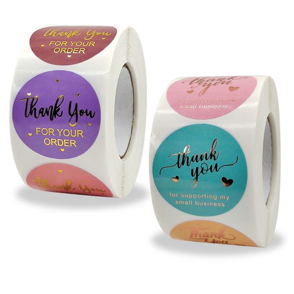 500pcs thank you for supporting my small business sticker labels 1.5 round gold foil thank you for your order stickers roll
500pcs thank you for supporting my small business sticker labels 1.5 round gold foil thank you for your order stickers roll