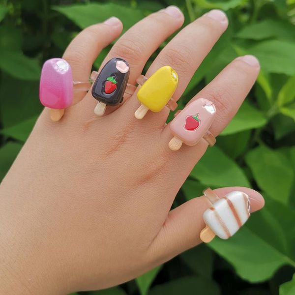 wedding rings summer cute cream strawberry shaped cartoon resin women transparent circle round acrylic finger ring wholesale jewelry, Slivery;golden
wedding rings summer cute cream strawberry shaped cartoon resin women transparent circle round acrylic finger ring wholesale jewelry, Slivery;golden