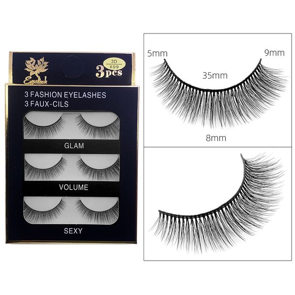 hand made reusable 3 pairs mink fake eyelashes set soft light thick natural 3d false lashes extensions curly crisscross easy to wear 17 mode
hand made reusable 3 pairs mink fake eyelashes set soft light thick natural 3d false lashes extensions curly crisscross easy to wear 17 mode