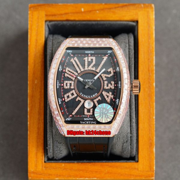 rrf luxury watches vanguard yachting v45 sc dt rose gold generous diamonds miyota automatic mechanical mens watch black dial rubber strap ge, Slivery;brown
rrf luxury watches vanguard yachting v45 sc dt rose gold generous diamonds miyota automatic mechanical mens watch black dial rubber strap ge, Slivery;brown
