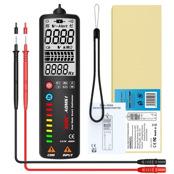 multimeters bside 3-in-1 multimeter voltmeter+voltage detector+hidden wire tester ebtn 3-line display multimetro ohm hz continuity ncv test
multimeters bside 3-in-1 multimeter voltmeter+voltage detector+hidden wire tester ebtn 3-line display multimetro ohm hz continuity ncv test