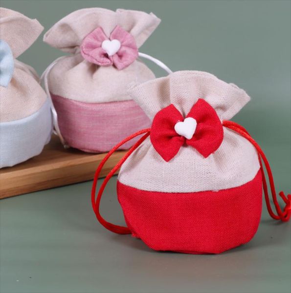 gift wrap 2021 luxury creative drawstring polyester cotton linen bowknot canvas bag wedding candy box
gift wrap 2021 luxury creative drawstring polyester cotton linen bowknot canvas bag wedding candy box