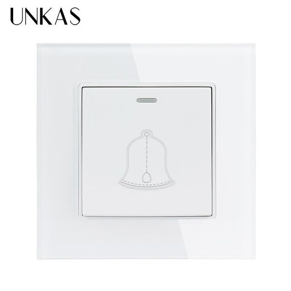 smart home control unkas 1 gang doorbell switch luxury crystal tempered glass panel push button wall interruptor 16a
smart home control unkas 1 gang doorbell switch luxury crystal tempered glass panel push button wall interruptor 16a