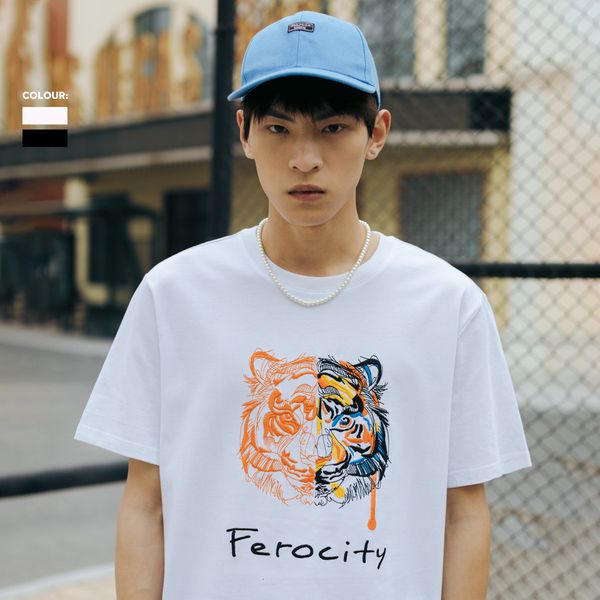 luxury t-shirts yizhi menswear 2021 summer fashion tiger head embroidery men's cotton round neck short sleeve t-shirt, Black
luxury t-shirts yizhi menswear 2021 summer fashion tiger head embroidery men's cotton round neck short sleeve t-shirt, Black