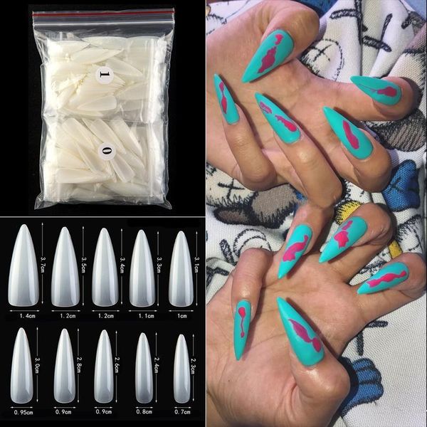 500pcs stiletto long false fake nails tips manicure artificial salon half cover white/ clear /natural choose1, Red;gold
500pcs stiletto long false fake nails tips manicure artificial salon half cover white/ clear /natural choose1, Red;gold