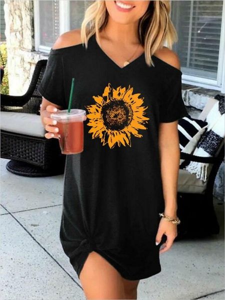 casual dresses women's round neck middle sleeve dress v-neck print summer loose thin beach party, Black;gray
casual dresses women's round neck middle sleeve dress v-neck print summer loose thin beach party, Black;gray