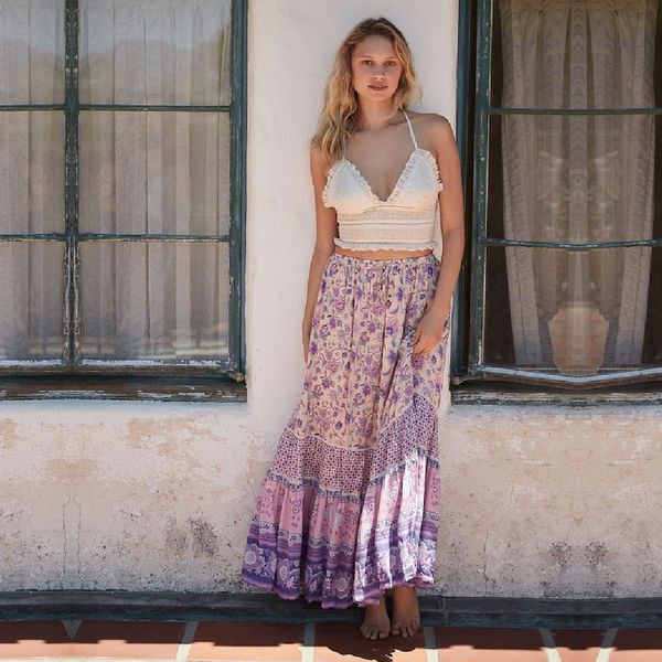 vintage chic women yellow bohemian floral printed long a-line skirt high elastic waist cotton boho maxi skirts femme a575 210416, Black
vintage chic women yellow bohemian floral printed long a-line skirt high elastic waist cotton boho maxi skirts femme a575 210416, Black