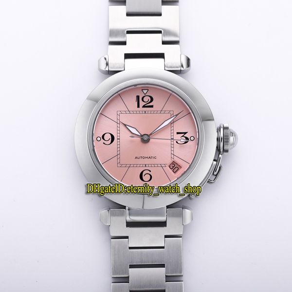 v9f latest lady watch 31075m7 a2892 modify cal.049 automatic vph 28800 35.25mm pink dial sapphire 316l stainless bracelet eternity super ver, Slivery;brown
v9f latest lady watch 31075m7 a2892 modify cal.049 automatic vph 28800 35.25mm pink dial sapphire 316l stainless bracelet eternity super ver, Slivery;brown