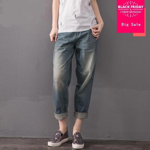 2xl-8xl plus size cotton ankle-length pants 2021 fashion women 's stiching bleached jeans w1496 women's, Blue
2xl-8xl plus size cotton ankle-length pants 2021 fashion women 's stiching bleached jeans w1496 women's, Blue