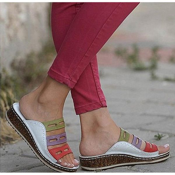 slippers women wedges summer woman slides ladies hollow out comfortable flat female mixed colors shoes women's plus size 43 2021, Black
slippers women wedges summer woman slides ladies hollow out comfortable flat female mixed colors shoes women's plus size 43 2021, Black