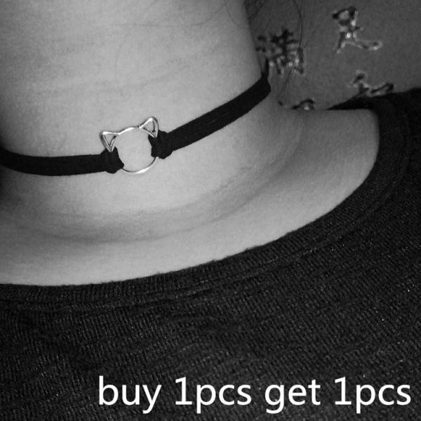 chokers 2pcs fashion gothic punk cute hollow black velvet faux suede cat choker whiskers necklace gift for her, Golden;silver
chokers 2pcs fashion gothic punk cute hollow black velvet faux suede cat choker whiskers necklace gift for her, Golden;silver