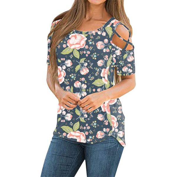 harajuku women summer tshirts floral printed short sleeve strappy off shoulder t-shirt vogue plus size tees camisetas 2021 women's, White
harajuku women summer tshirts floral printed short sleeve strappy off shoulder t-shirt vogue plus size tees camisetas 2021 women's, White