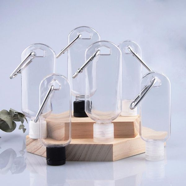 30ml 50ml empty hand sanitizer travel size holder hook keychain carriers flip cap reusable portable bottles storage & jars
30ml 50ml empty hand sanitizer travel size holder hook keychain carriers flip cap reusable portable bottles storage & jars