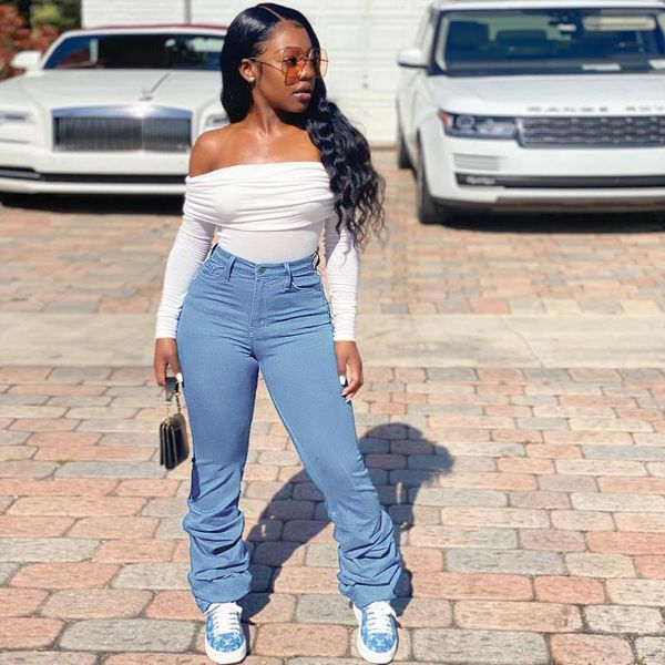 women's jeans fashion streetwear stacked women long length classic style plus size 4xl 5xl high waist blue denim pants 06pj
women's jeans fashion streetwear stacked women long length classic style plus size 4xl 5xl high waist blue denim pants 06pj