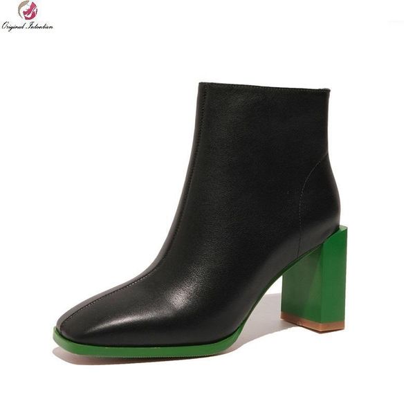 boots women genuine leather ankle green platform square toe chunky high heels fetish stripper shoes ladies zip short1, Black
boots women genuine leather ankle green platform square toe chunky high heels fetish stripper shoes ladies zip short1, Black