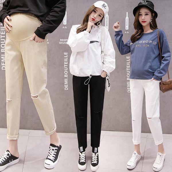 maternity bottoms black/white/beige 2021 spring/autumn pregnant women ankle-length pants elastic waist loose cotton belly trousers nice
maternity bottoms black/white/beige 2021 spring/autumn pregnant women ankle-length pants elastic waist loose cotton belly trousers nice