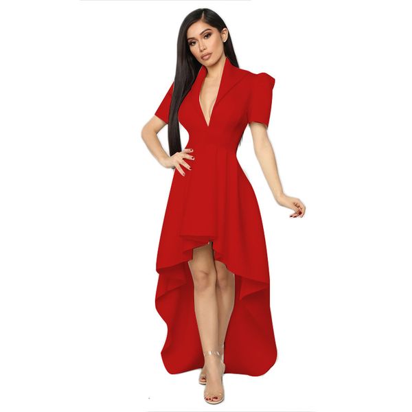 charming women party gowns arrivals deep v neck sleeves ruffles short front long back a line stunning evening es summer, White;black
charming women party gowns arrivals deep v neck sleeves ruffles short front long back a line stunning evening es summer, White;black