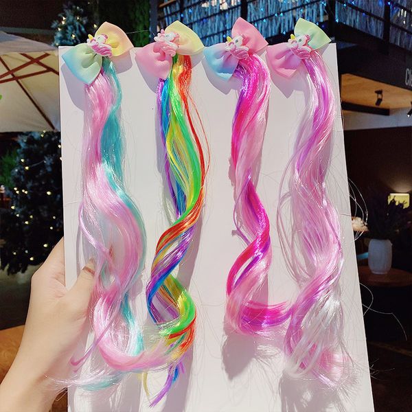 performance children's color wig hair accessories cartoon unicorn princess curly cute clip, Black
performance children's color wig hair accessories cartoon unicorn princess curly cute clip, Black