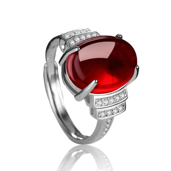 classic retro women rings 925 silver jewelry oval shape ruby zircon gemstone open ring for wedding engagement party accessory cluster, Golden;silver
classic retro women rings 925 silver jewelry oval shape ruby zircon gemstone open ring for wedding engagement party accessory cluster, Golden;silver